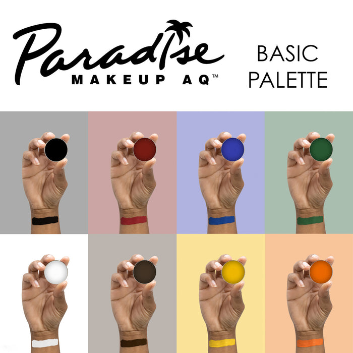 Mehron Paradise Makeup AQ - 8-Color Palette - BASIC