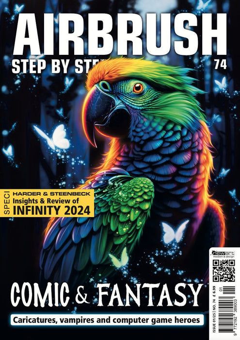 AIRBRUSH STEP BY STEP MAGAZINE ISSUE #74