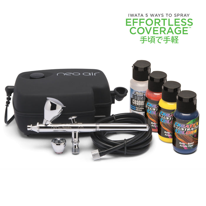 NEO for Iwata Gravity Feed Airbrushing Kit with NEO CN - IW120