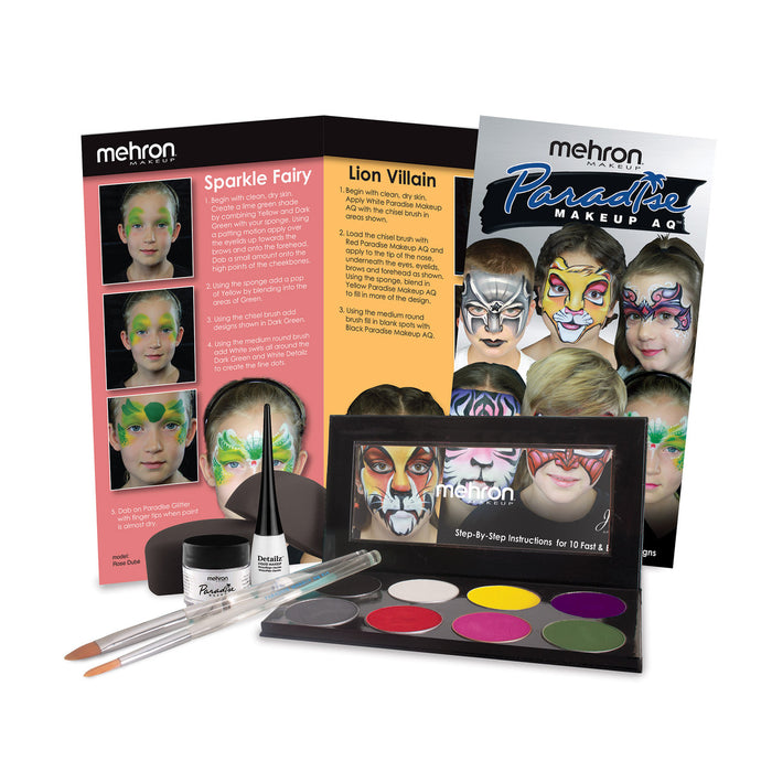 Mehron Paradise Face Painting - Premium Professional Makeup Kit