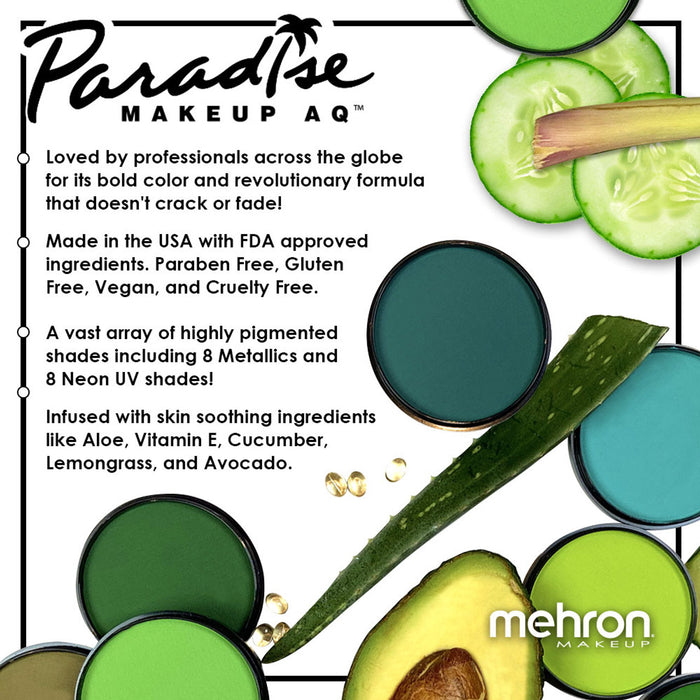 Mehron Paradise Face Painting - Premium Professional Makeup Kit