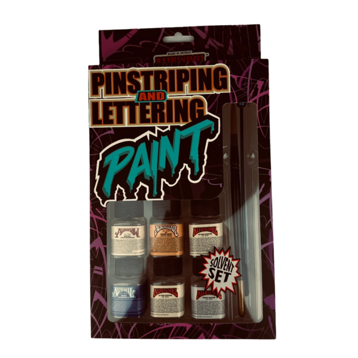 Alpha 6 PINSTRIPING and LETTERING SOLVENT PACK