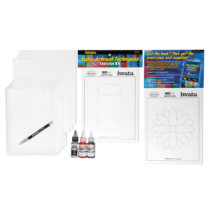 VT075 Basic Airbrush Techniques Exercise Kit by Robert Paschal