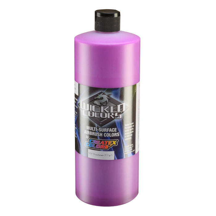 32oz Createx Wicked Color W020 - Fluorescent Purple