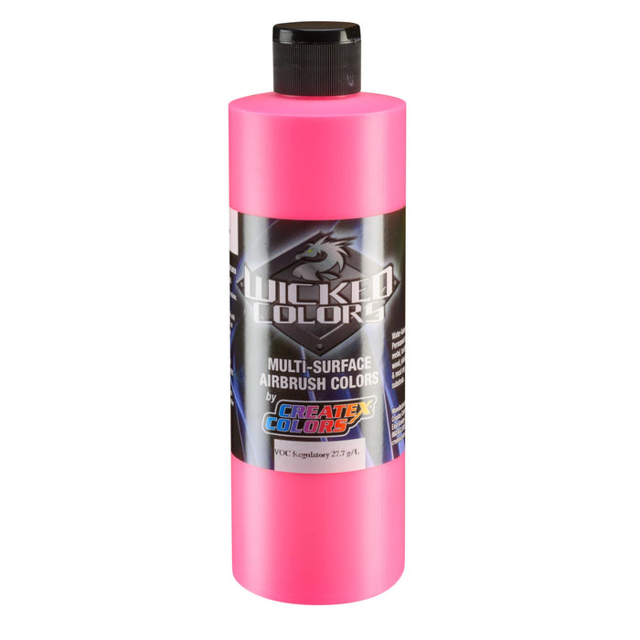 16oz Createx Wicked Color W026 - Fluorescent Pink