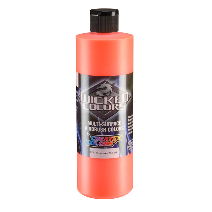 16oz Createx Wicked Color W027 - Fluorescent Orange