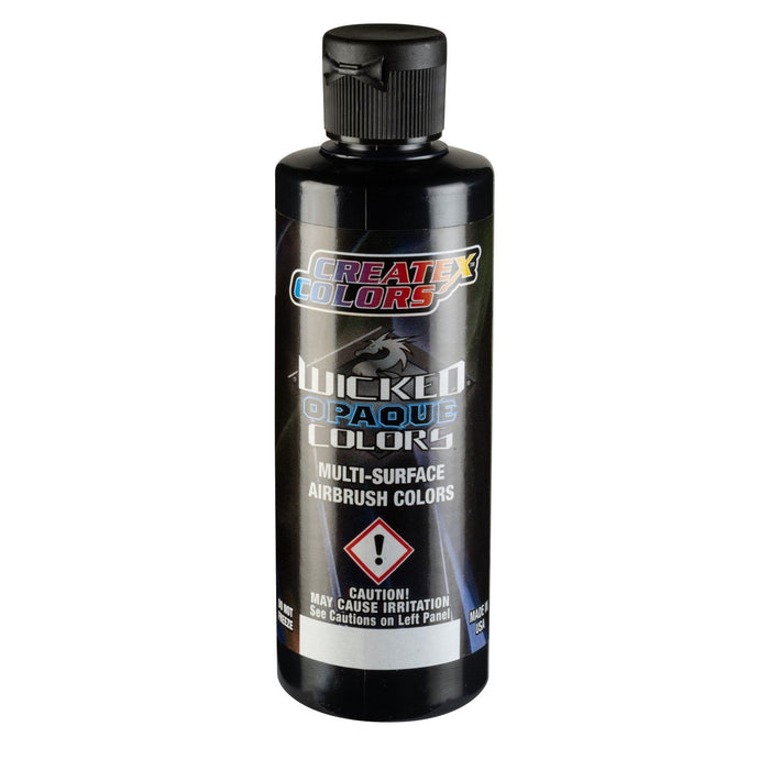 4oz. Wicked Airbrush Color - W098 Opaque Flat Black