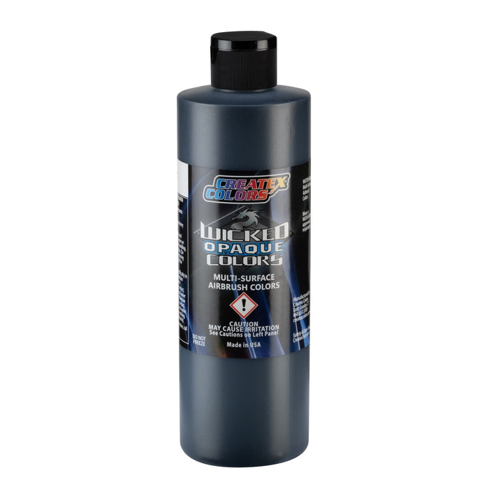 16oz. Wicked Airbrush Color - W098 Opaque Flat Black