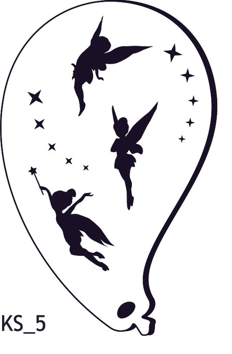 Tinkerbell Silhouette Stencil