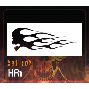  Flames Stencil Fire Art Hot Rod Hobby RC Cars DIY Airbrush  Signs (16) : Arts, Crafts & Sewing