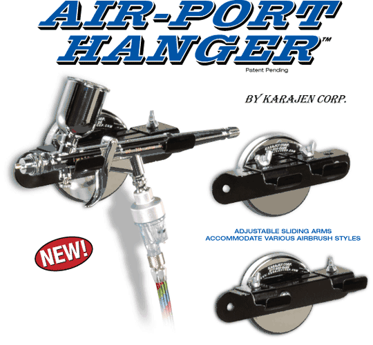 IWATA Air-Port Hanger, Magnetic Mounting